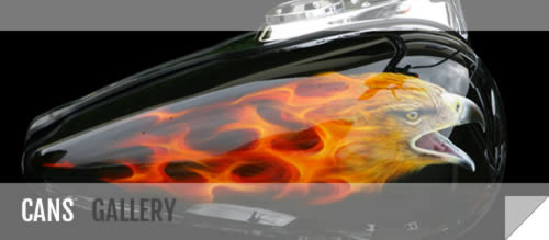 Custom Airbrushed Petrol Cans